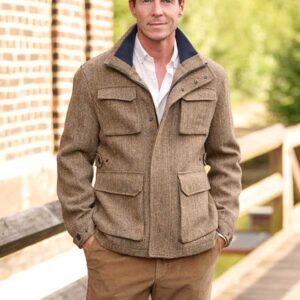 Harris Tweed jack "Stanford" In Country Herringbone