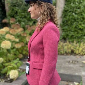 Harris Tweed Dames Jasje "Ami" In Pink