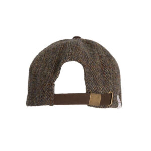 Harris Tweed Brungton Baseball Cap Charcoal