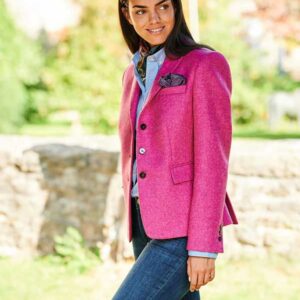 Harris Tweed Dames Blazer "LadiesClub" In Pink