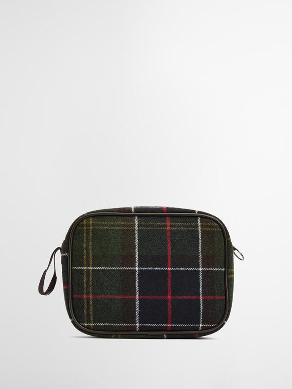 Barbour Allowhay Tartan Wash Bag