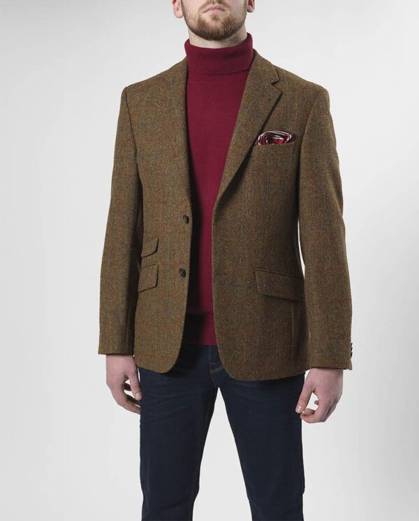 Harris Tweed Jacket "London" In Country Classic