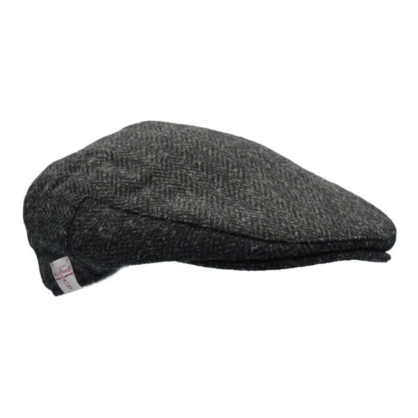 Harris Tweed Flat Cap Oakmoor Gun Metal