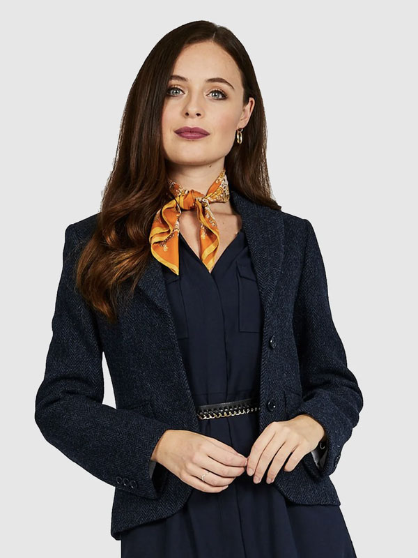 Harris Tweed Jacket Tammy - Navy