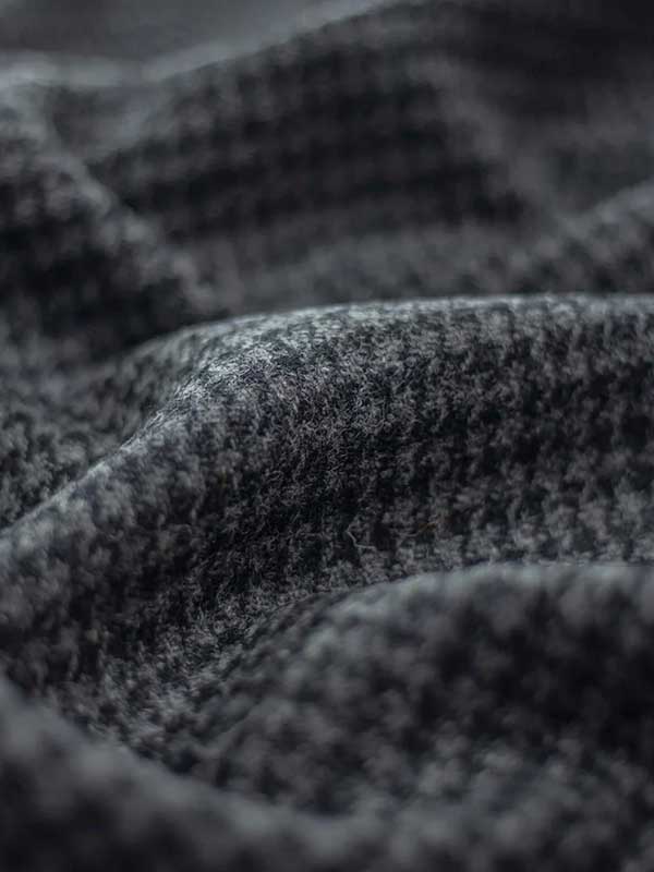 Harris Tweed Dames Vestje "Lea" In Black Houndstooth