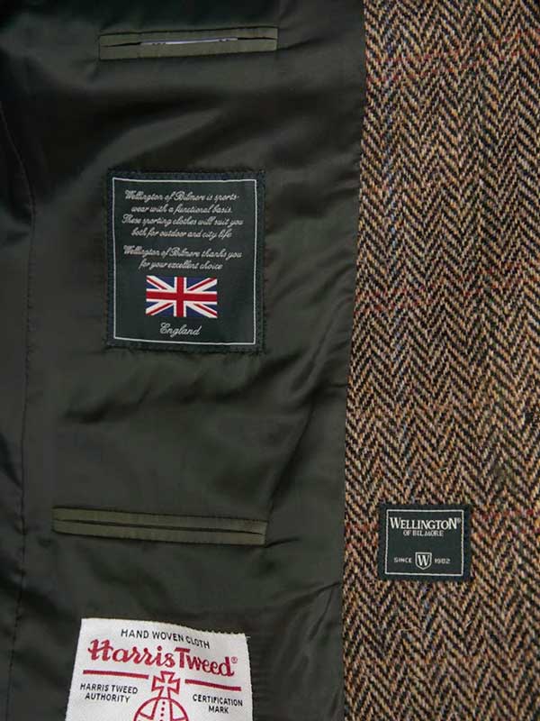 Harris Tweed Jacket "London" In King Of Tweed