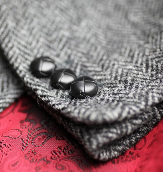 Harris Tweed Colbert, Callum Utility Jacket - Charcoal