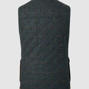 Harris Tweed Gilet, Bodywarmer - Blue