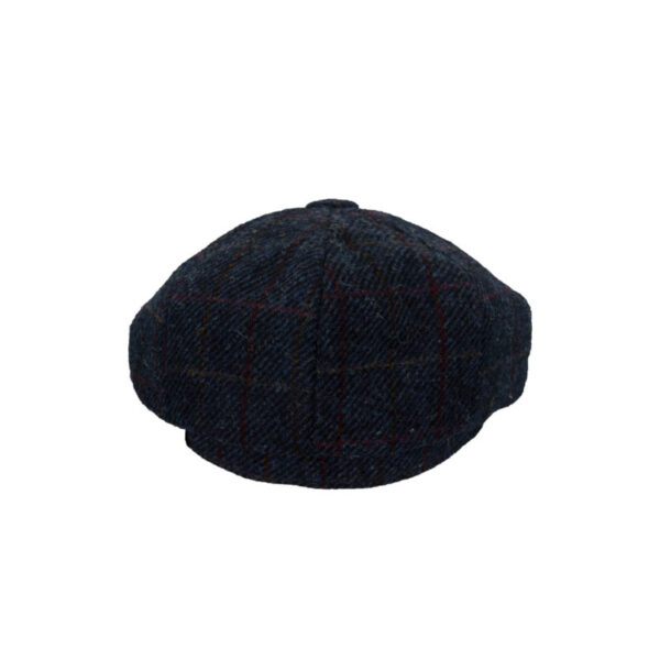 Harris Tweed 8-Panel Thomas Baker Boy Cap Royal Blue