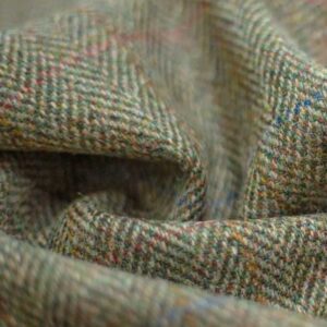 Harris Tweed Jacket "London" In Light Green