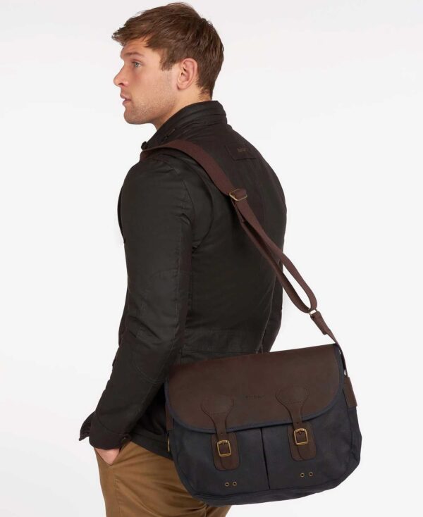 Barbour Wax Leather Tarras Bag