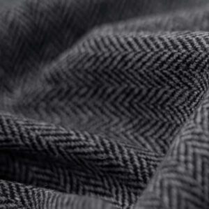 Harris Tweed Bodywarmer “Levi” In Anthra Herringbone
