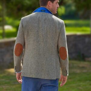Harris Tweed Jacket "London" In Multigreen