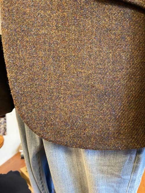 Harris Tweed Jacket "London" In Tweed Shadow