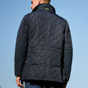 Heren SteppJack "Boston" Met Harris Tweed Details In Navy