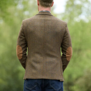 Harris Tweed Jacket "London" In Tweed Shadow