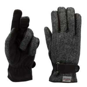 Harris Tweed Hallbrook Handschoenen Steel Grey