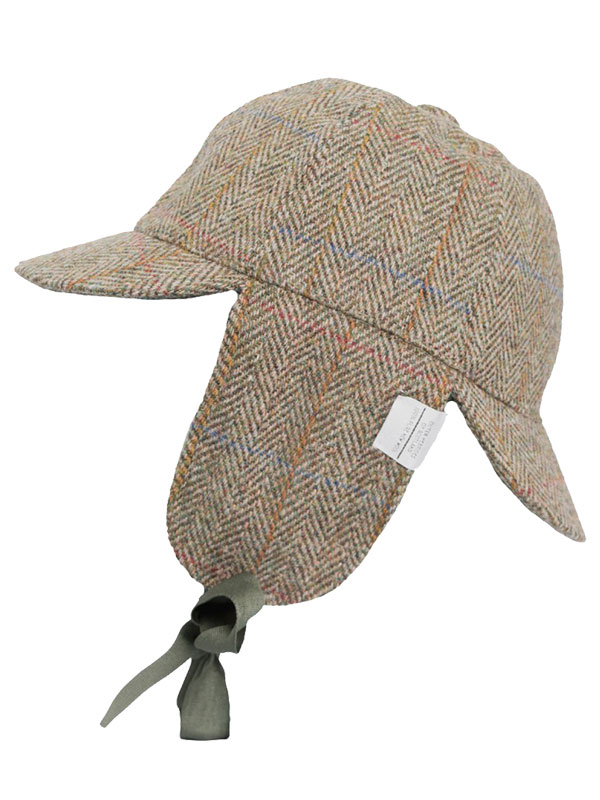Harris Tweed Deerstalker Hat Watson Moss Green