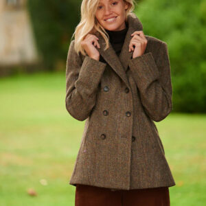 Harris Tweed Damesjas "Kathy" in Evergreen
