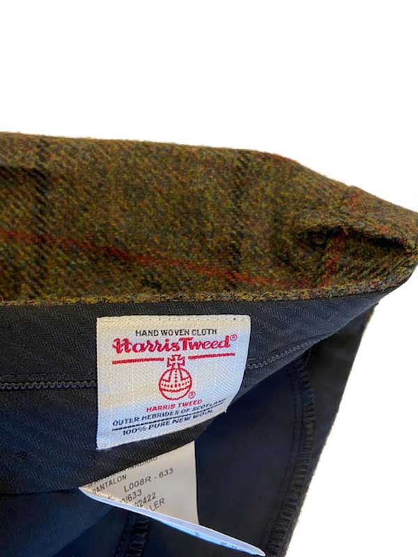 Harris Tweed Pantalon "Mr. Miller" in Green Overcheck