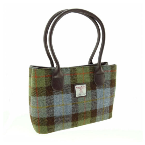 Harris Tweed 'Cassley' Classic Handbag in MacLeod Tartan