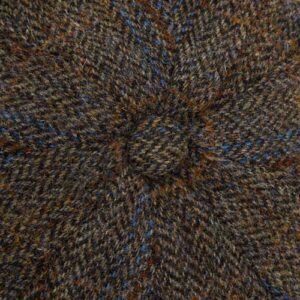 Christies of London, Harris Tweed 8 Piece Baker Boy Flat Cap