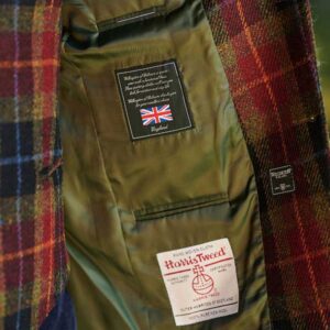 Harris Tweed Jacket "London" In Check Of Island