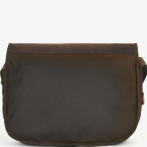 Barbour Wax Leather Tarras Bag Olive