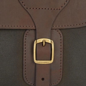 Barbour Wax Leather Briefcase Olive