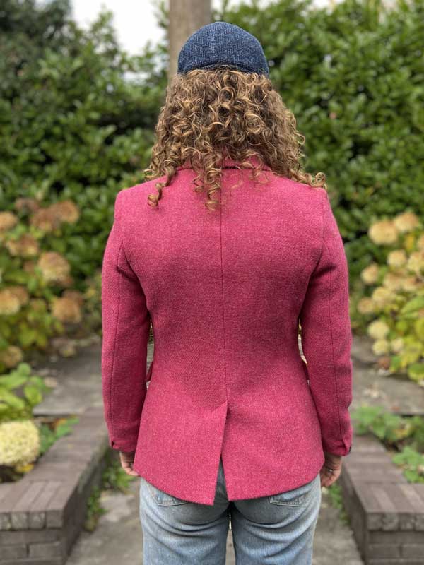 Harris Tweed Dames Jasje "Ami" In Pink