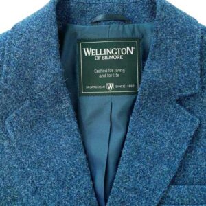 Harris Tweed Dames Jasje "Carola" In Blue Shadow