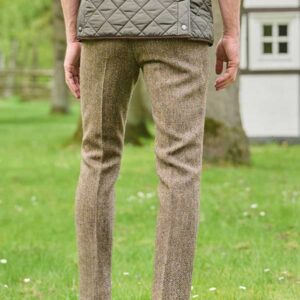 Harris Tweed Pantalon "Mr. Miller" In Country Herringbone