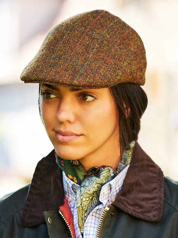 Harris Tweed Flat Cap "Henry" In Country Classic