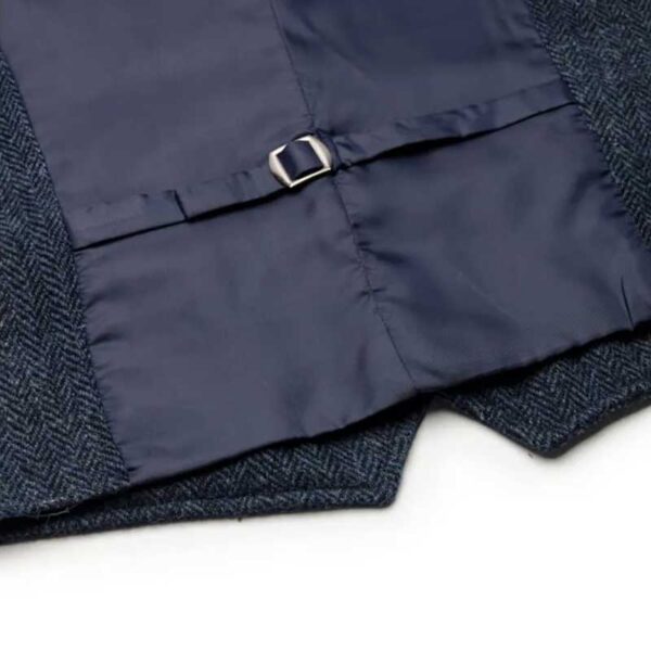 Harris Tweed Dalston Waistcoat Midnight Blue