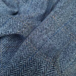 Harris Tweed Jacket "London" In Highland Green Herringbone
