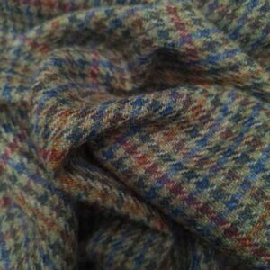 Harris Tweed Flat Cap "Henry" In Green Castle