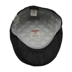 Harris Tweed Flat Cap Oakmoor Gun Metal