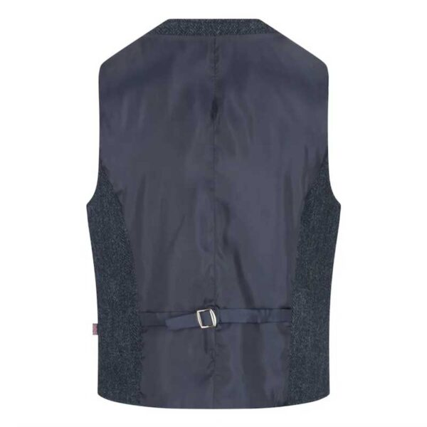Harris Tweed Dalston Waistcoat Midnight Blue