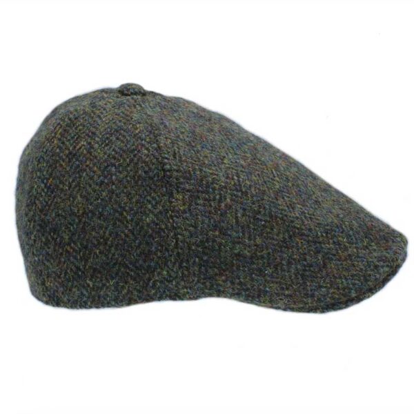 Harris tweed Duckbill 6 piece Cap Mallaig Forest