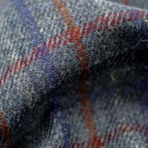 Harris Tweed Jacket "London" In Royal Check