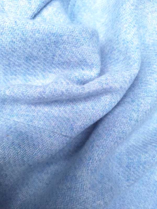Harris Tweed Dames Jasje "Carola" In Light Blue Twill