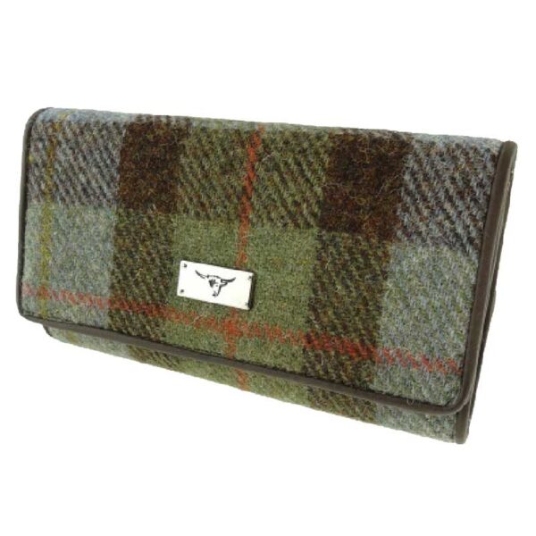 Harris Tweed Portemonnee 'Tiree' in Macleod Tartan