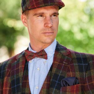 Harris Tweed Jacket "London" In Check Of Island