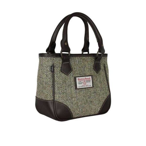 Harris Tweed York Handbag - Lovat Herringbone