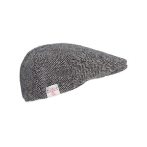 Harris Tweed Flat Cap Oakmoor Steel Grey