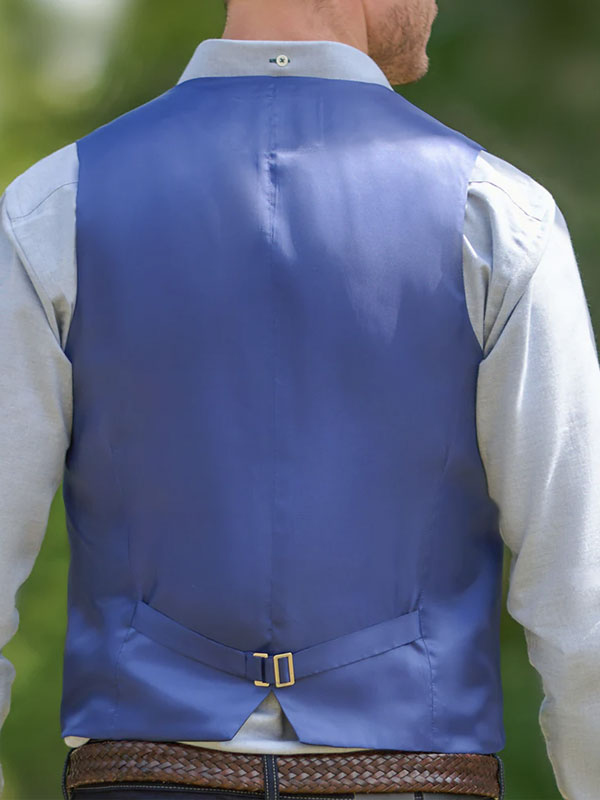 Harris Tweed Vestje "Tailor" Zonder Revers In Blackwatch