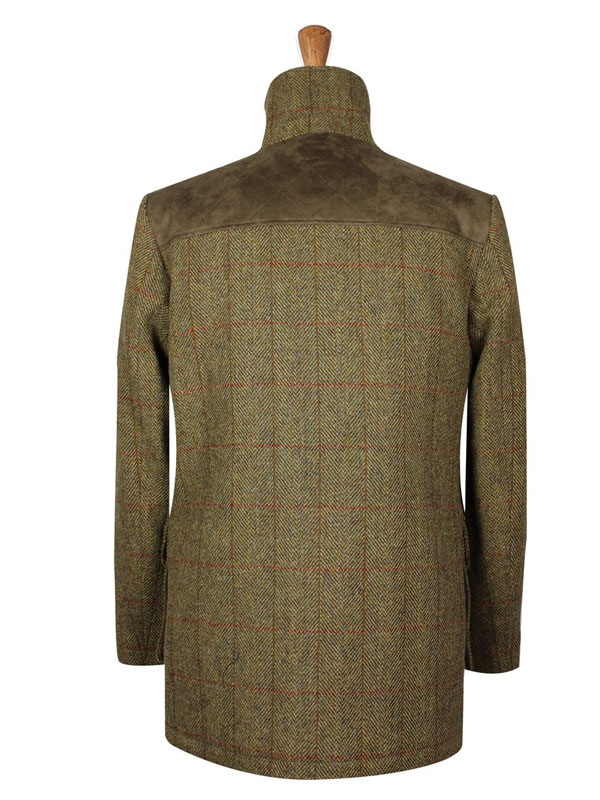 Harris Tweed Field Coat, Boyd Coat - Mustard