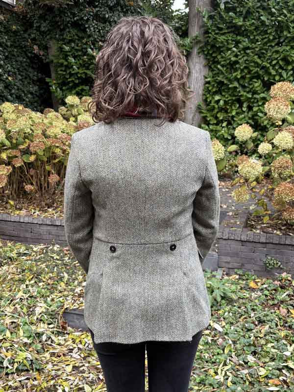 Harris Tweed Dames Jasje "Carola" In Multigreen