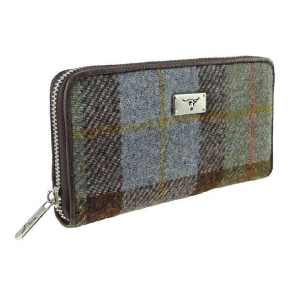Harris Tweed 'Staffa' Portemonnee In Macleod Tartan