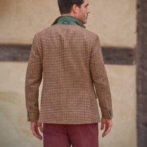 Harris Tweed Jacket "London" In Country Houndstooth